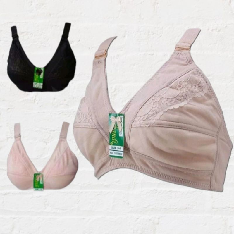 BRA SPORT BH TANPA BUSA KAWAT Uk. 34-44 SPORT BRA SRIKANDI PLUM CUP B TALI BESAR BRA WANITA BH IBU B