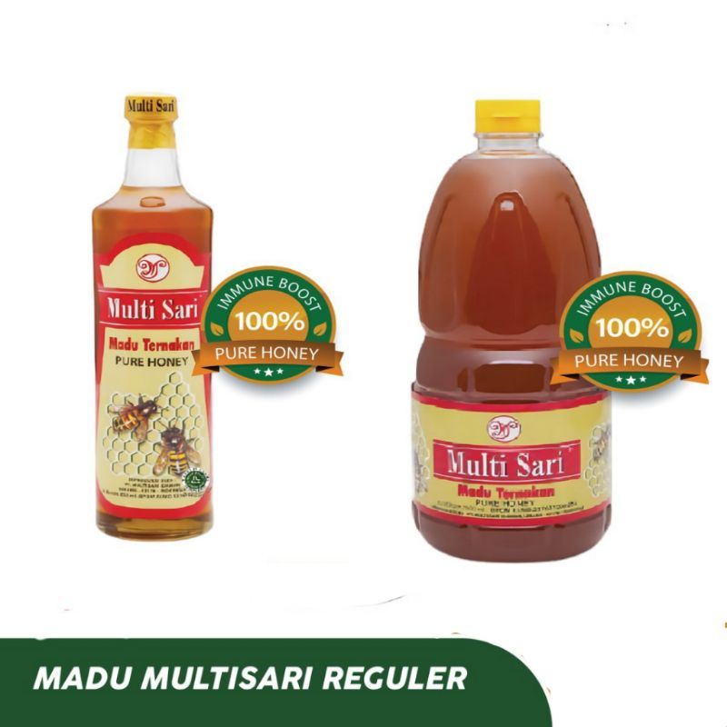 

Paket hemat 2 madu multisari (2 madu 650ml dan 2000ml)