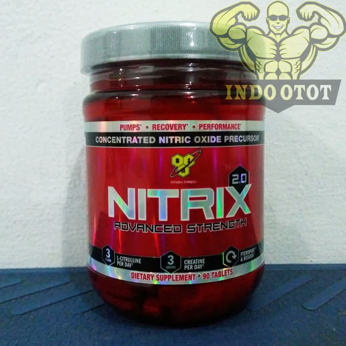 Promo BSN Nitrix 2 0 Nitric Oxide BSN 90 Tabs Tablets 90Tabs Suplemen Fitnes Berkualitas