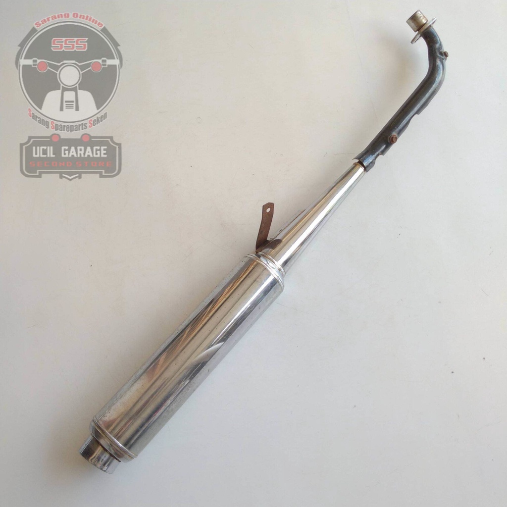 KNALPOT STANDAR VEGA LAMA TH 2000-2004 ORIGINAL BEKAS KNALPOT VEGA R OLD SEKEN ORIGINAL