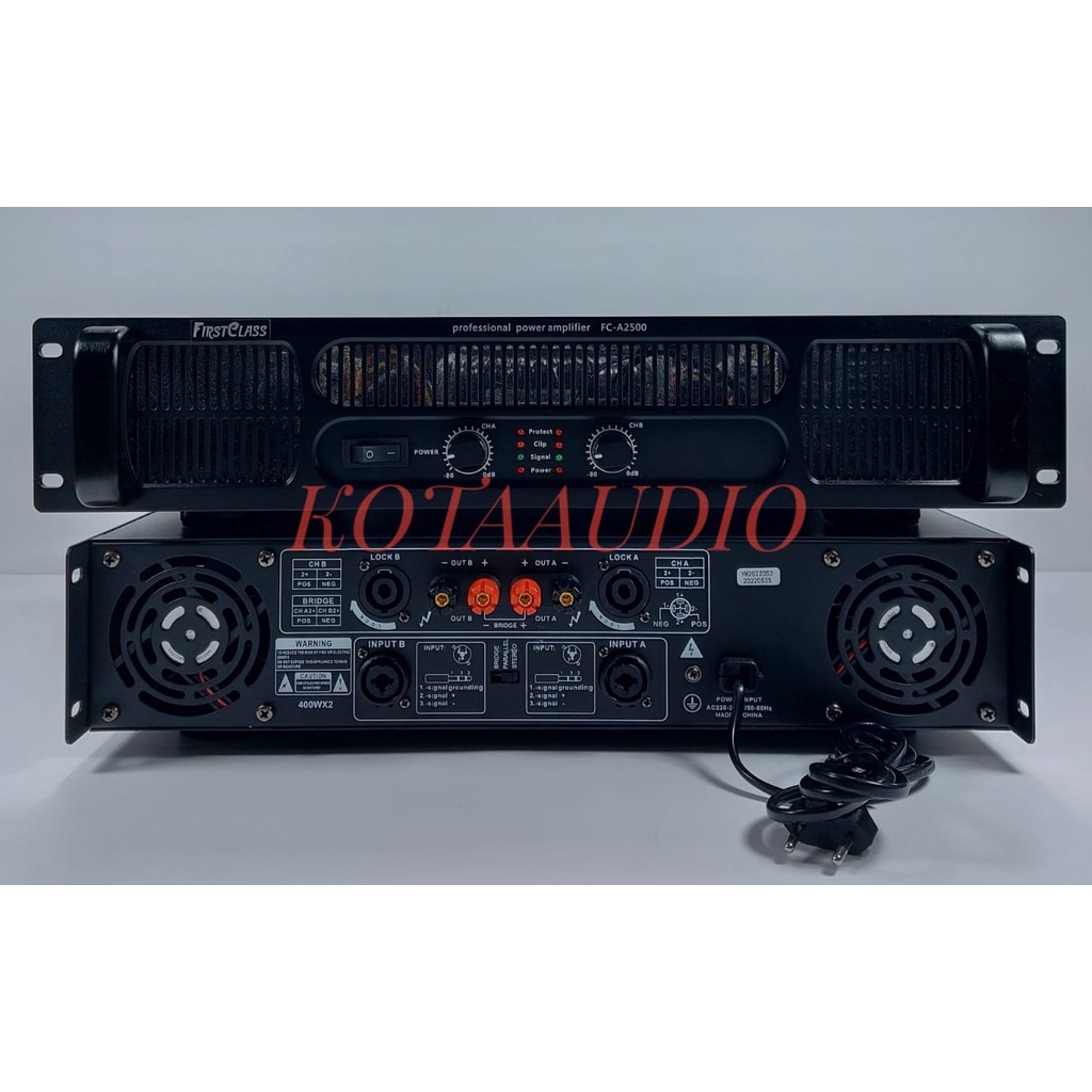 POWER AMPLIFIER FIRSTCLASS FC A2500 FIRST CLASS FCA2500 / FC A 2500