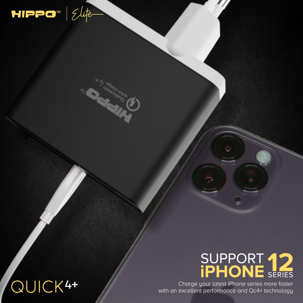 Hippo Elite Quick4+ Adapter Charger 27 W original