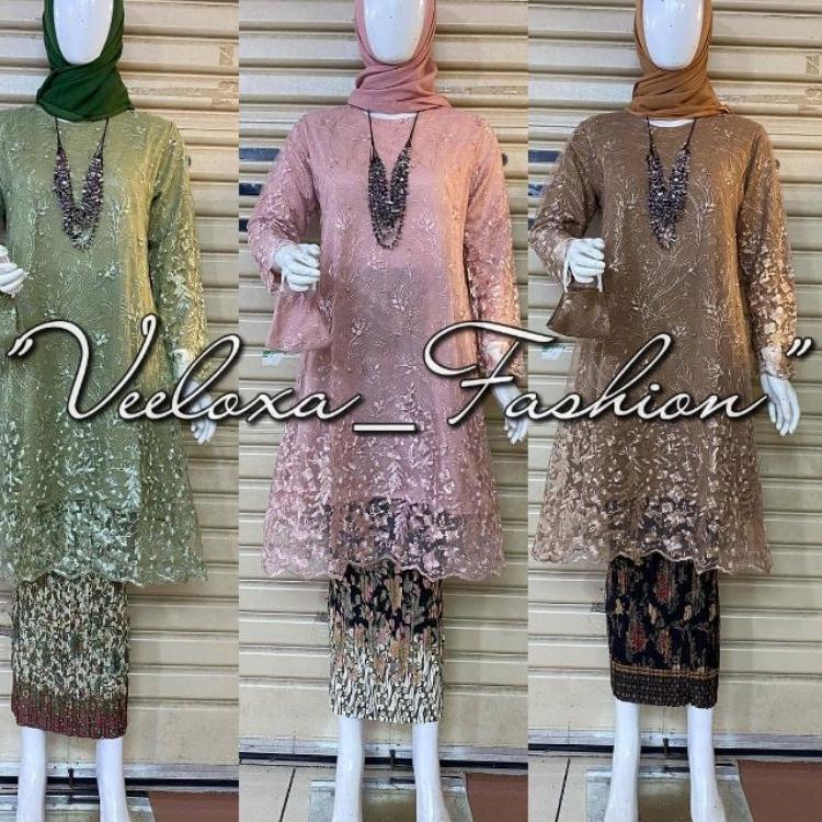 Barang Pilihan.. Setelan Kebaya Tunik Tsabita > Setelan Kebaya Burkat / Kebaya Tunik / Kebaya Remaja