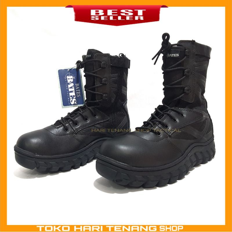 BATES Sepatu tactical original boots pria wanita PdL / Boots tactical military bates bahan kulit anti air