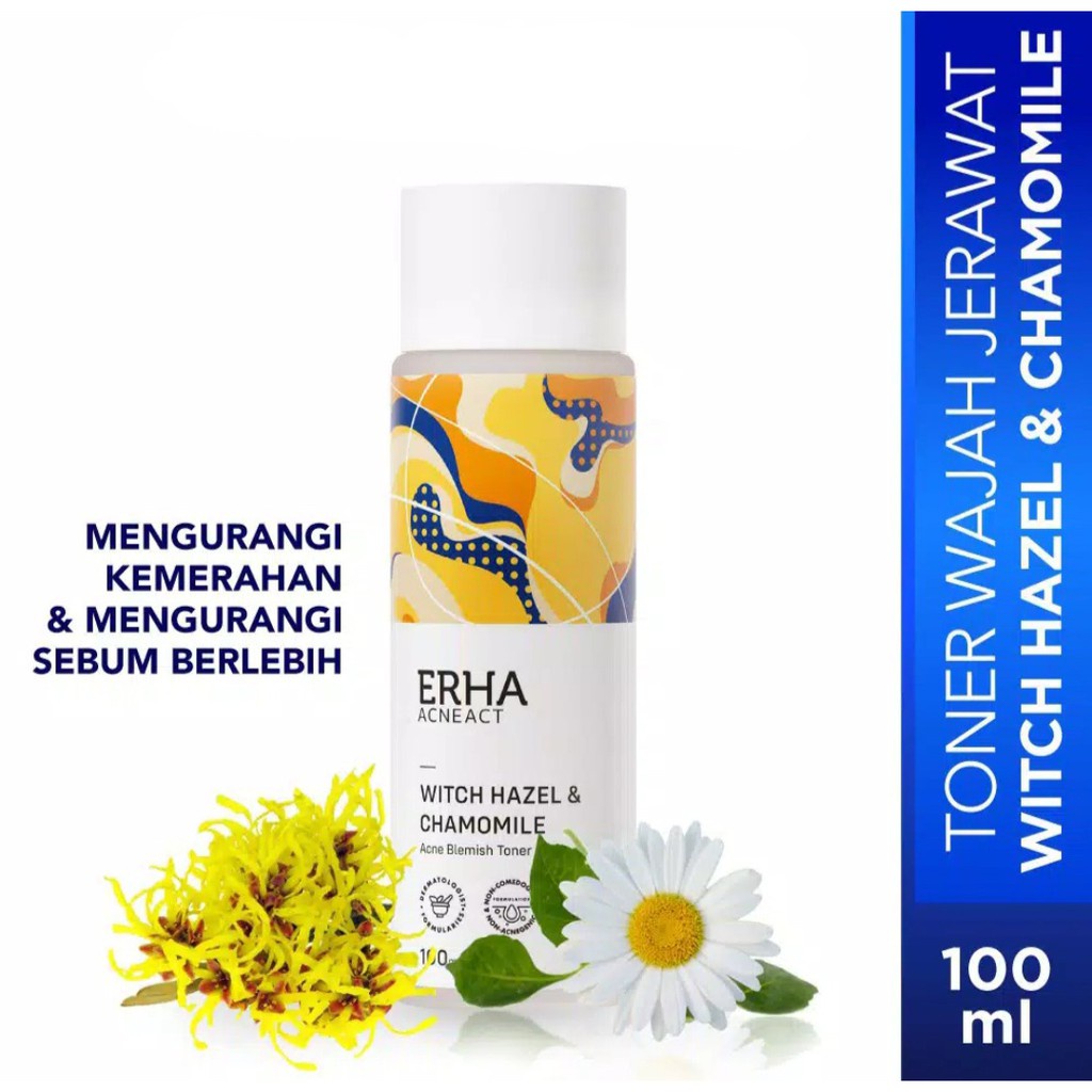 ERHA ACNEACT WITCH HAZEL &amp; CHAMOMILE ACNE BLEMISH TONER