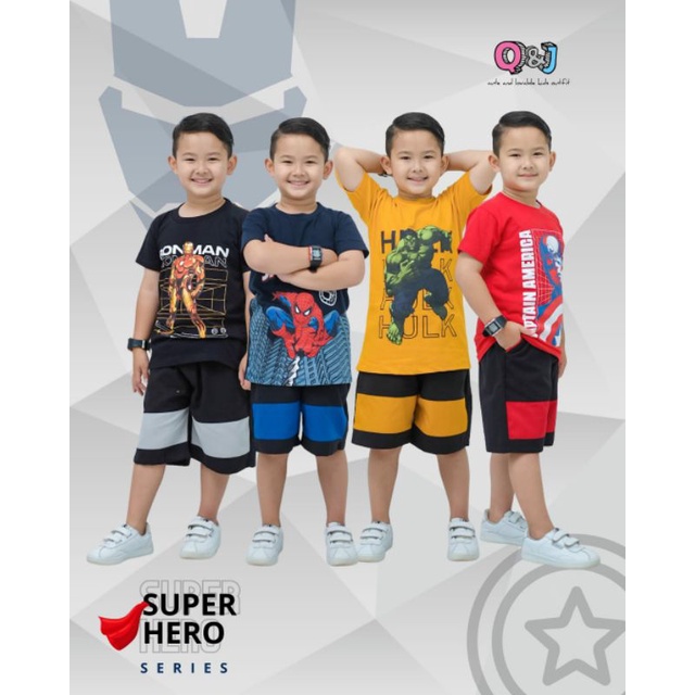 Setelan Superhero Anak by Q&J
