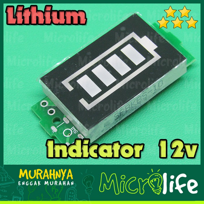 LITHIUM BATTERY INDICATOR 12V