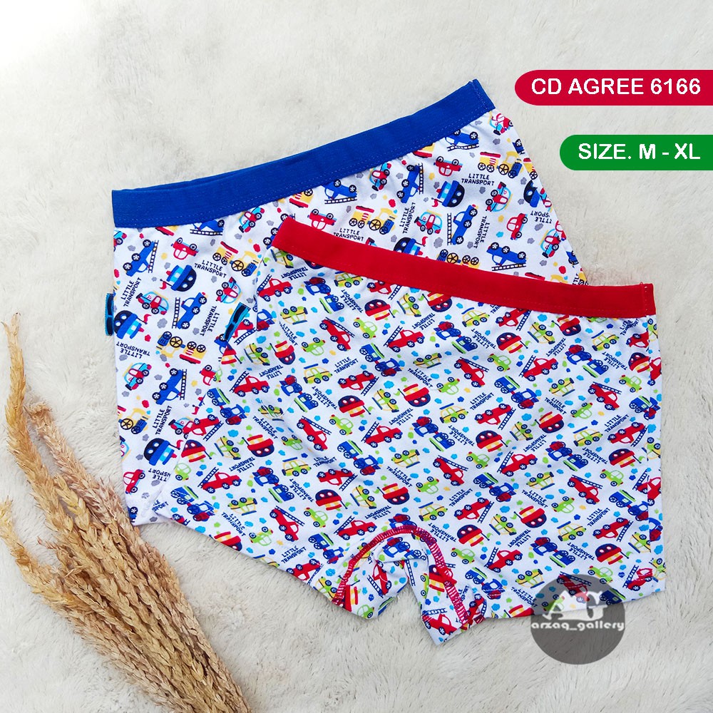 [ 2 pcs ] BOXER ANAK AGREE 6166 / 6168 | CD Boxer Anak Laki Laki | Celana Dalam Anak  | Pakaian Dalam Aanak | Boxer | Cd