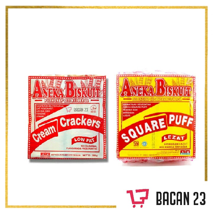 

Aneka Asin Cream Crackers (300gr) / Biskuit Gabin Krekers / Bacan 23 - Bacan23