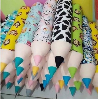 

Bantal pensil jumbo padat dan besar bantal pensil