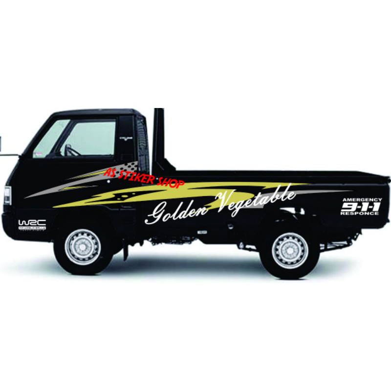Terbaru Stiker mobil pick up mobil gran max stiker mobil pick up L300 keren