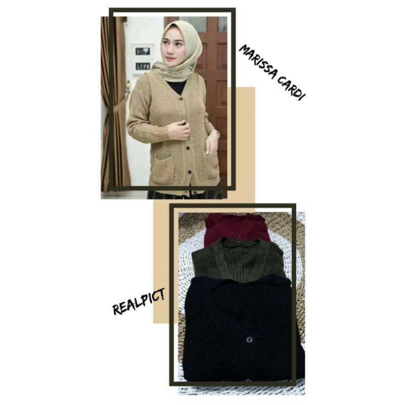 (COD)CARDIGAN RAJUT MARISA