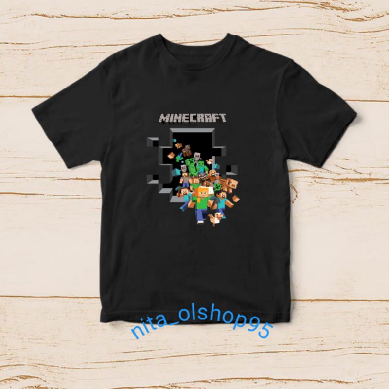 baju minecraft baju roblox kaos anak minecraft karakter