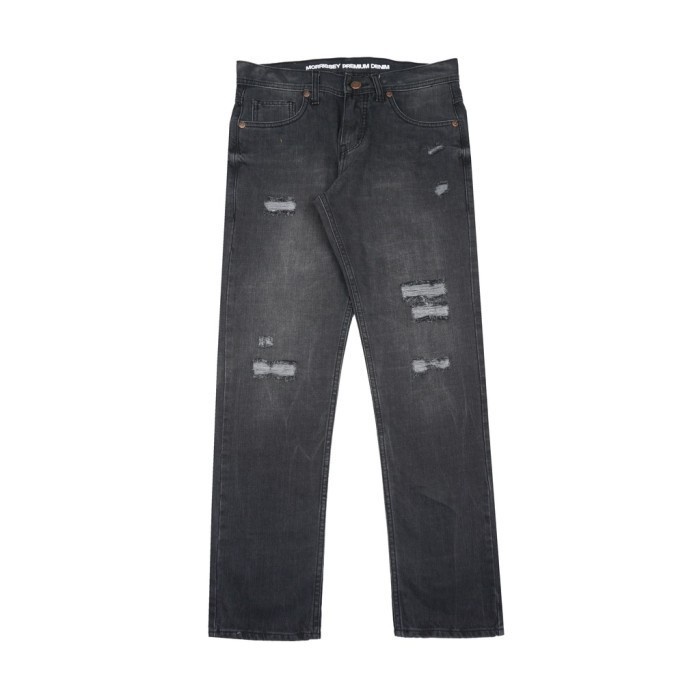 Morrissey - Celana Panjang Denim Cowboy Dark Gray
