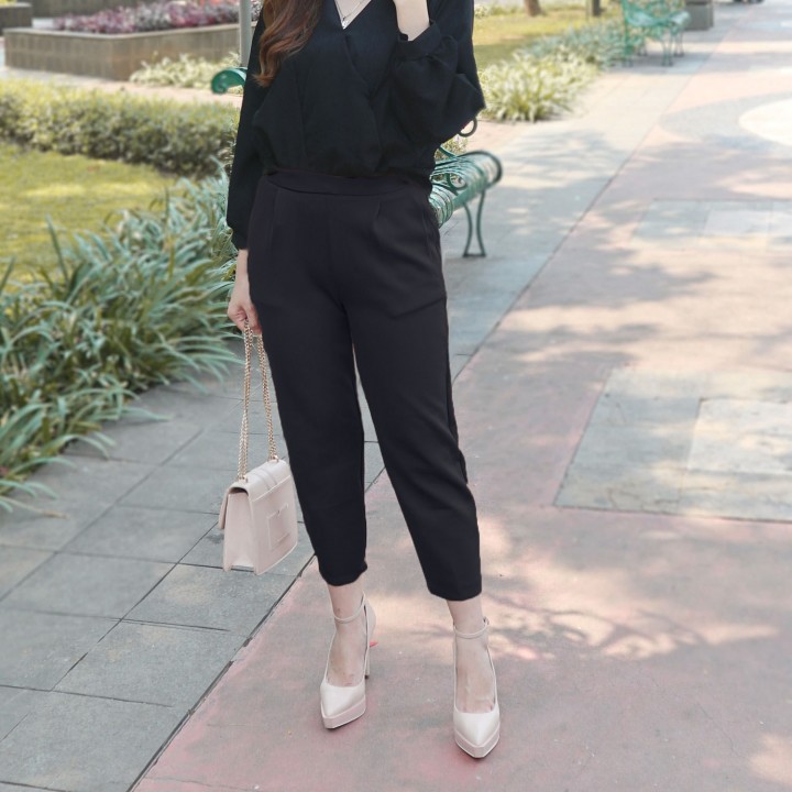 Lossy pant black - Thejanclothes