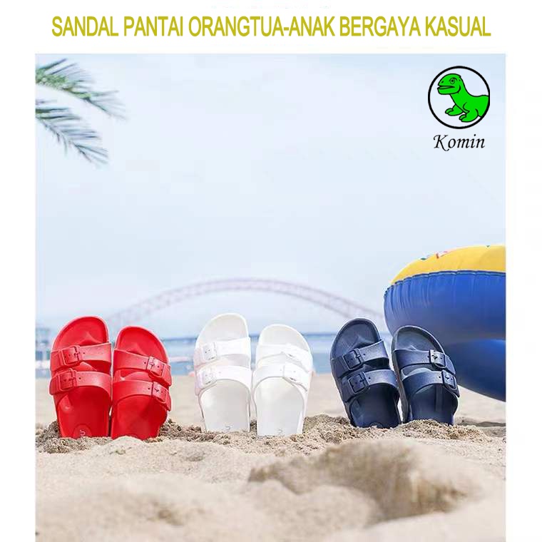 Komin sandal impor, sandal terbaru 2022 anak-anak  untuk musim panas,sandal outdoor, warnanya imut, antislip dan empuk