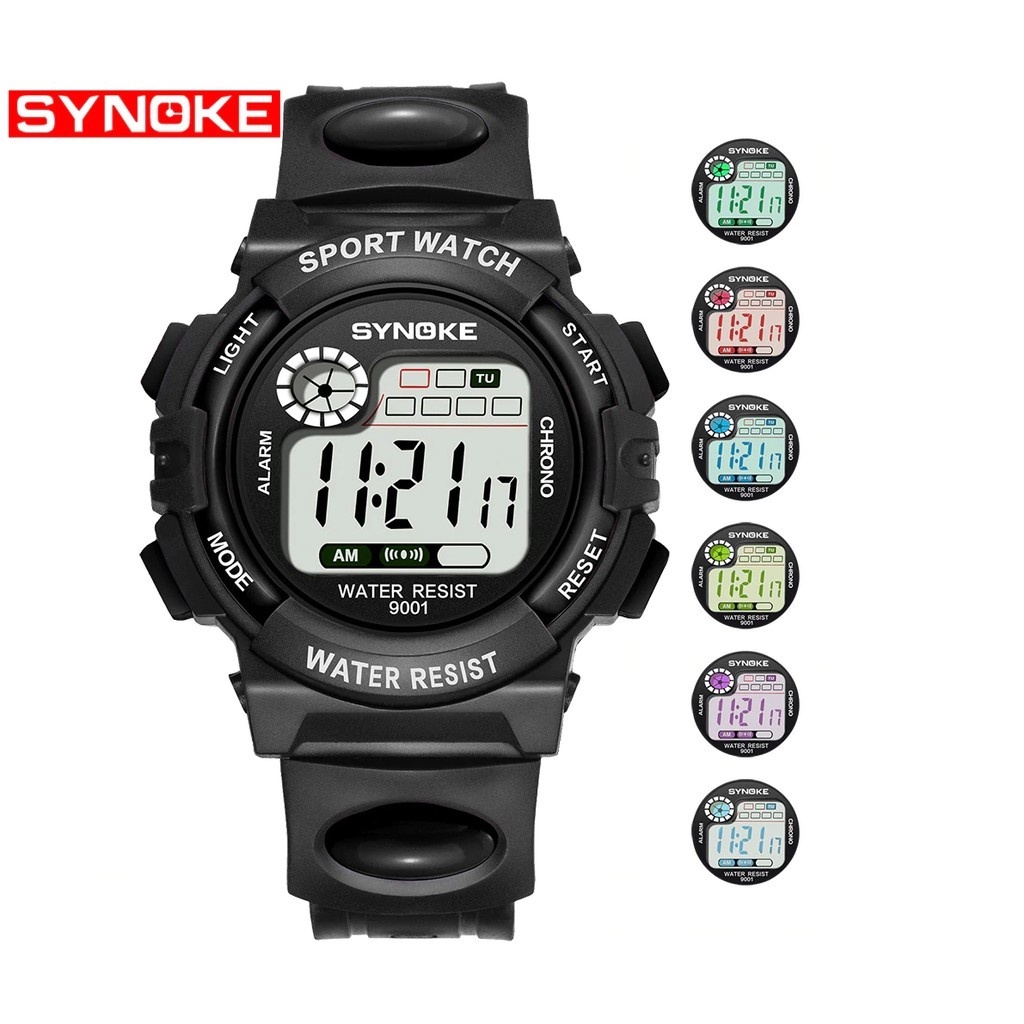 Jam Tangan Digital Anak Pria Cowok Cewek SYNOKE ORIGINAL Water resist