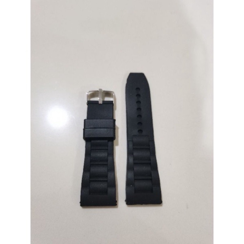 Strap Tali Jam tangan Karet Rubber Lembut 26mm