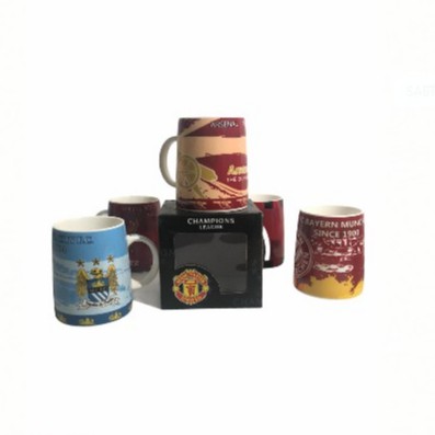 GELAS MUG B0LA /  FOOTBALL / GELAS BELING SOUVENIR / GELAS KOPI