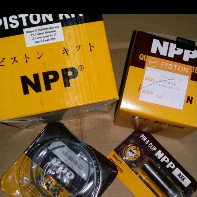 Piston kit Rxk Rxking Rx king oversize 400 npp