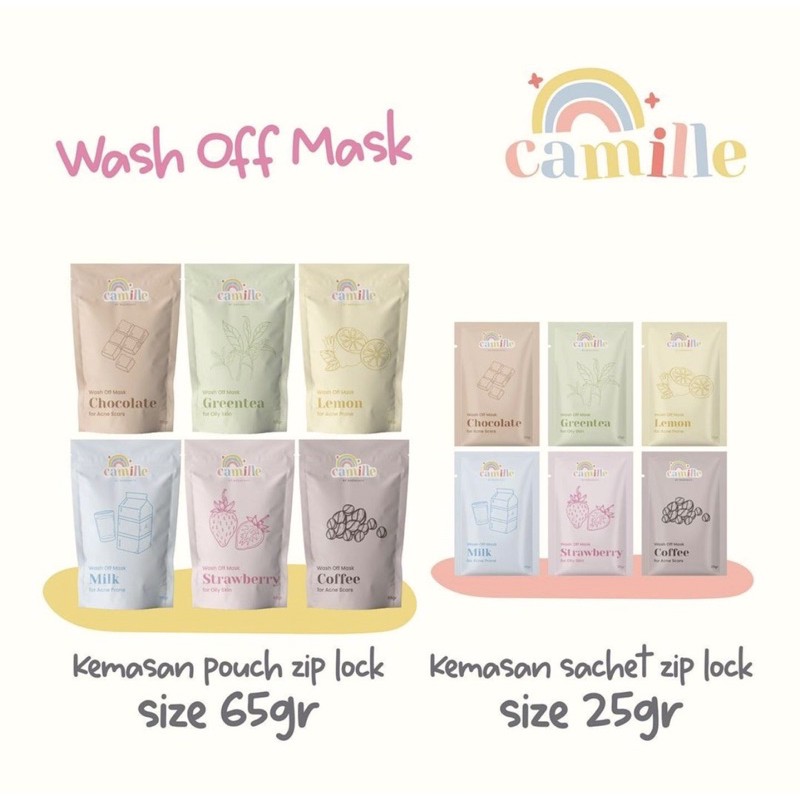 [ORIGINAL 100%] MASKER ORGANIK CAMILLE / MASKER ORGANIK BY CAMILLE FACEMIST CAMILLE