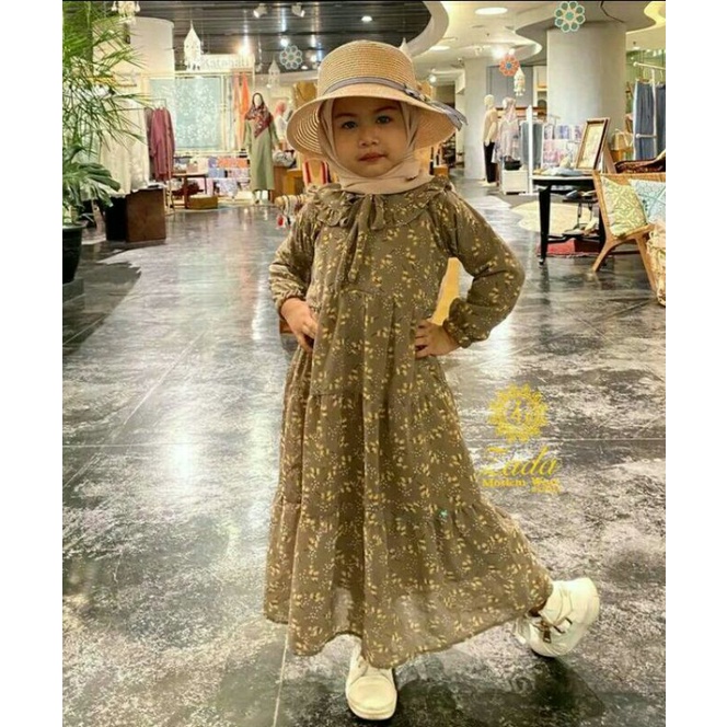 Gamis Ceruty bunga