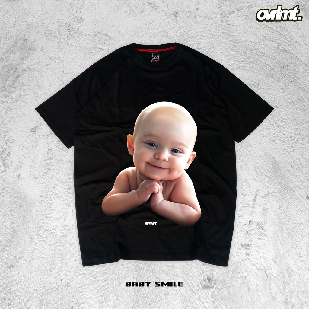 OVERLIMIT BABY SMILE T-SHIRT OVERSIZE | KAOS OVERSIZE | STREETWEAR