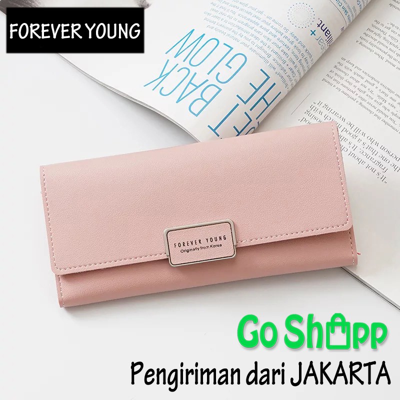 Dompet Wanita Forever Young Panjang - Dompet Wanita Fashion Korea - Dompet Wanita Import [PJ03]