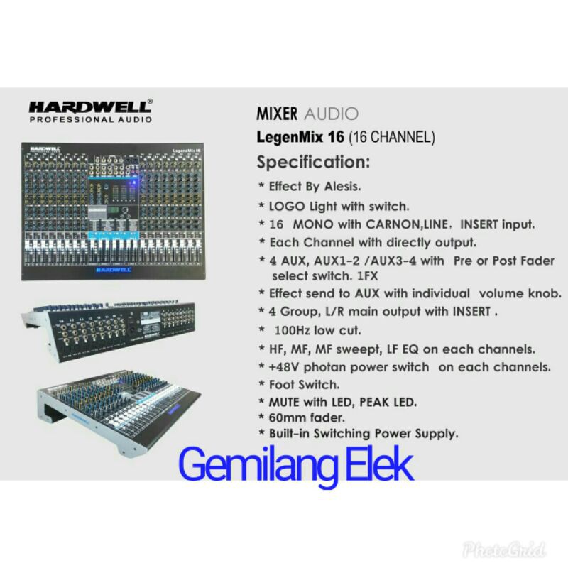 Mixer HARDWELL LegendMix 16 Original