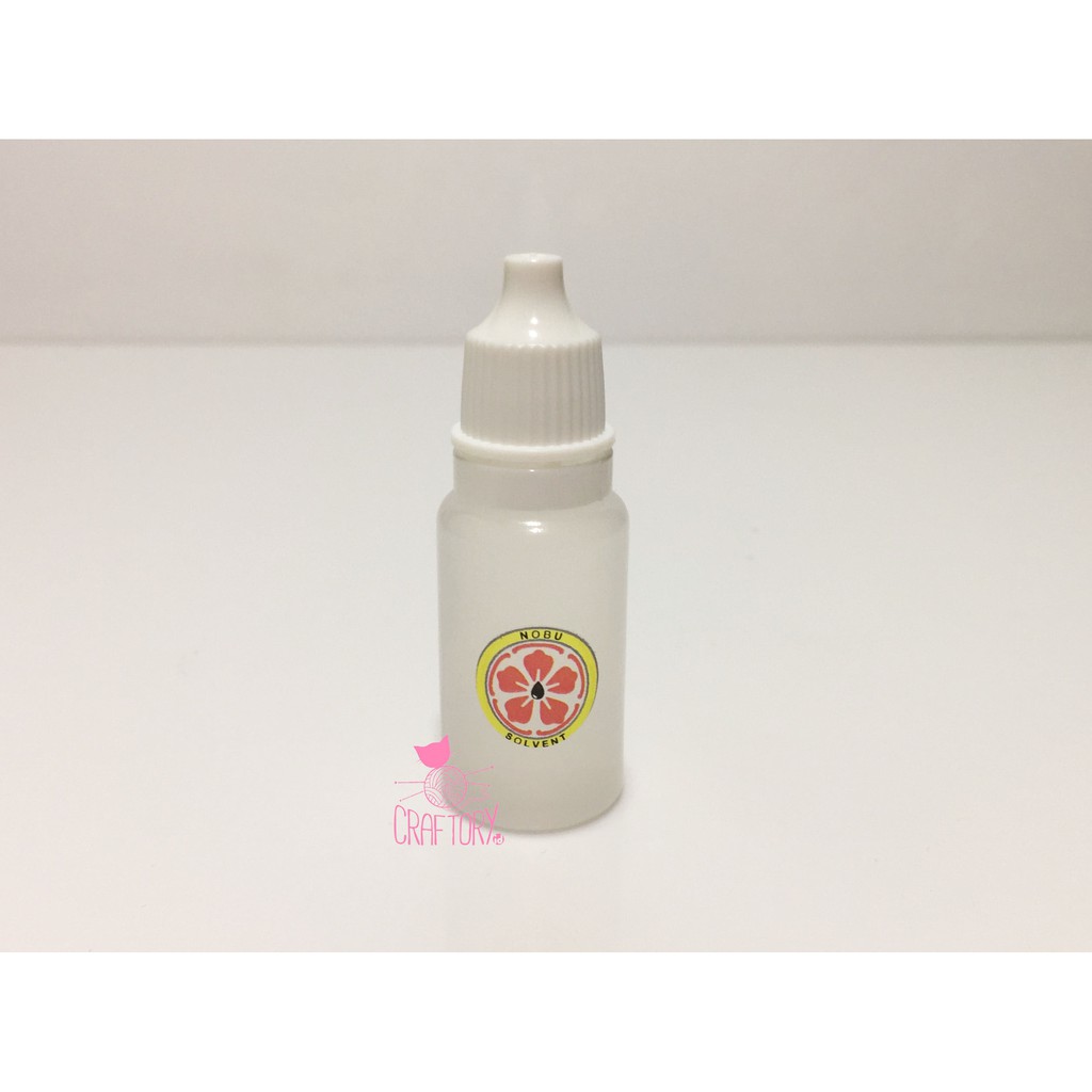 

NOBU SOLVENT - Pembersih Tinta / Penghapus Tinta Stempel - 10ml