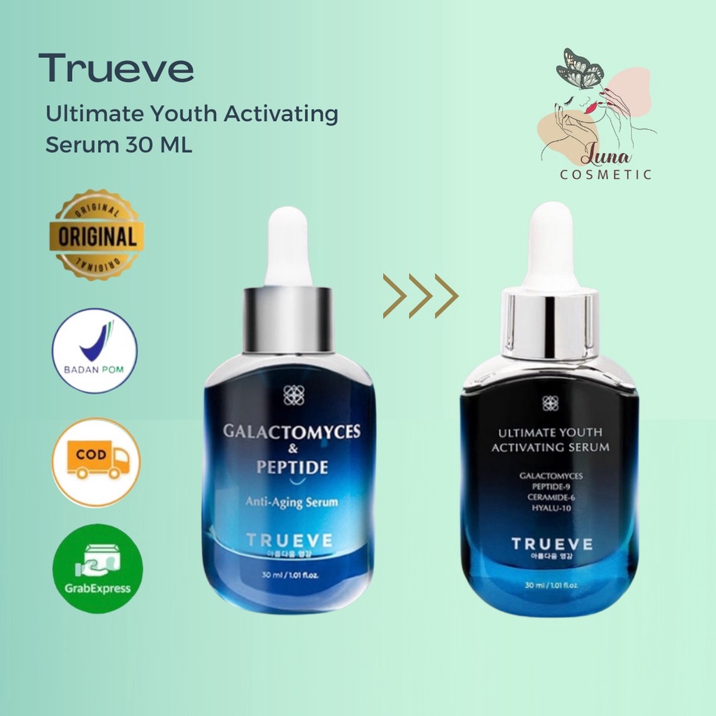 TRUEVE Ultimate Youth Activating Serum 30 ML Anti Aging Serum 30ml / Serum Anti Penuaan 30ml