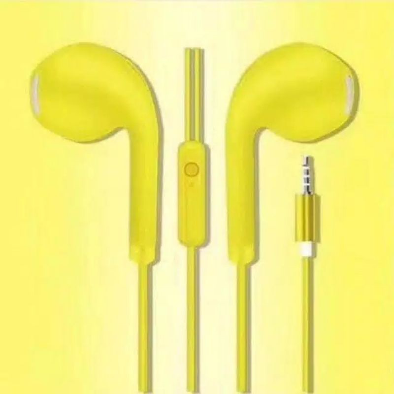 Headset Macaron U19 Universal Earphone Handsfree With Mic Stereo