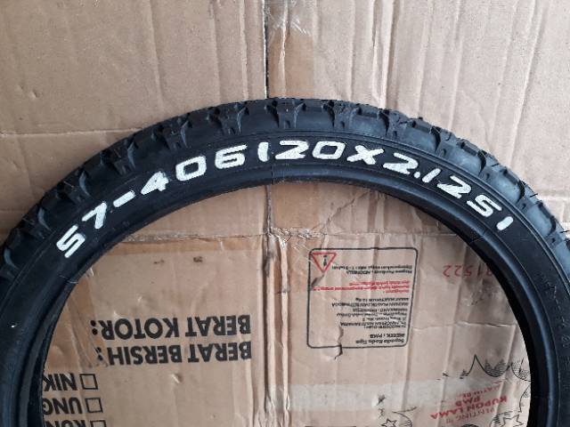 Ban luar sepeda bmx 20 x 1.75 mini 20 x 2.125  PTT lucky stone