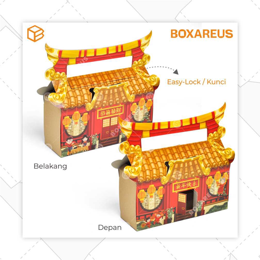 Box Packaging Imlek Paperbag CNY Dus Kotak Kemasan Toples | PB139228