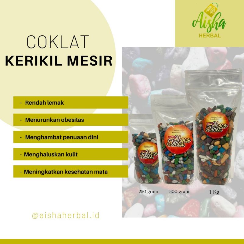 

Coklat Kerikil Mesir 500 Gr | Coklat Asli Mesir 100%