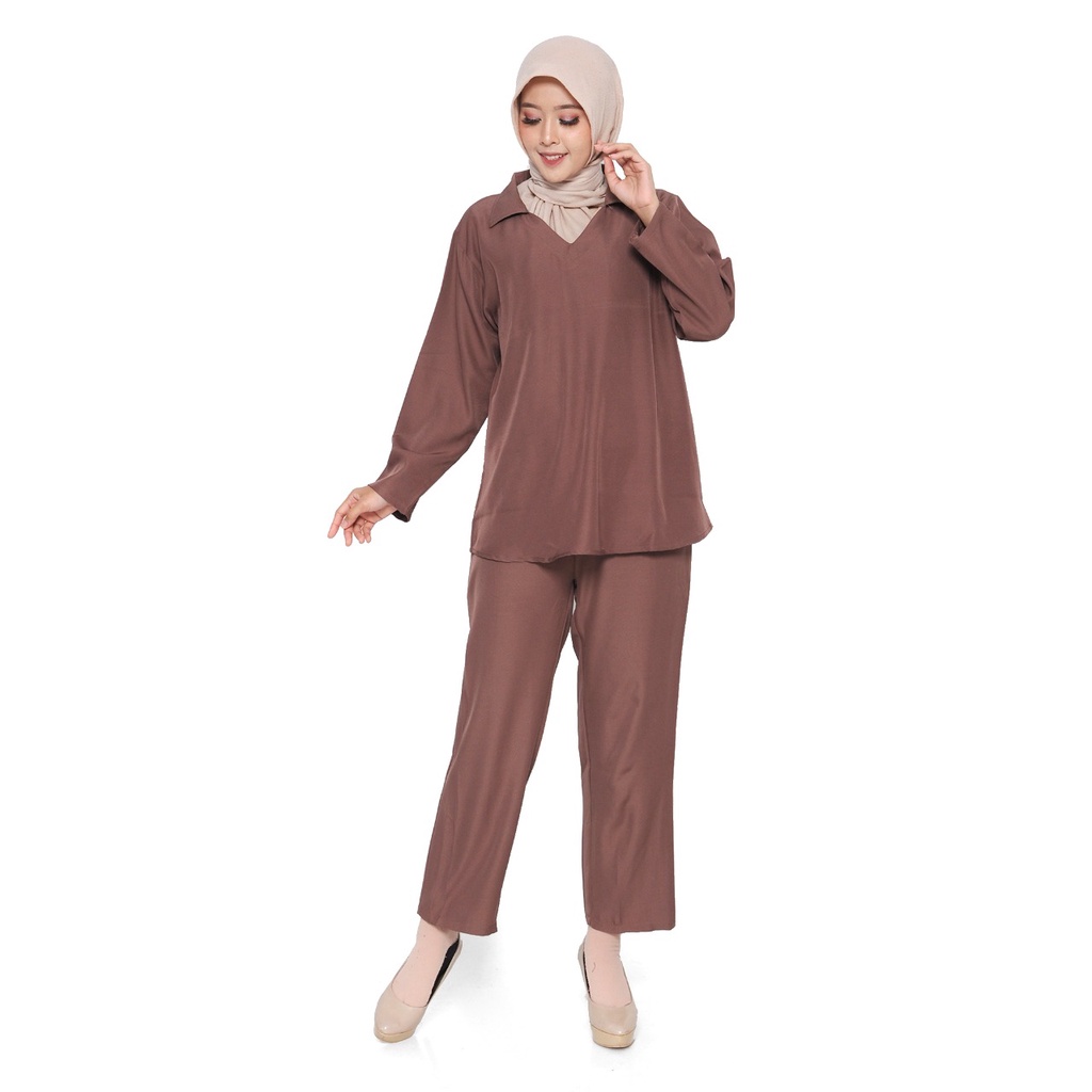 ONE SET SHAKILA PREMIUM SUPER JUMBO/ SETELAN WANITA / L-XL.XXL