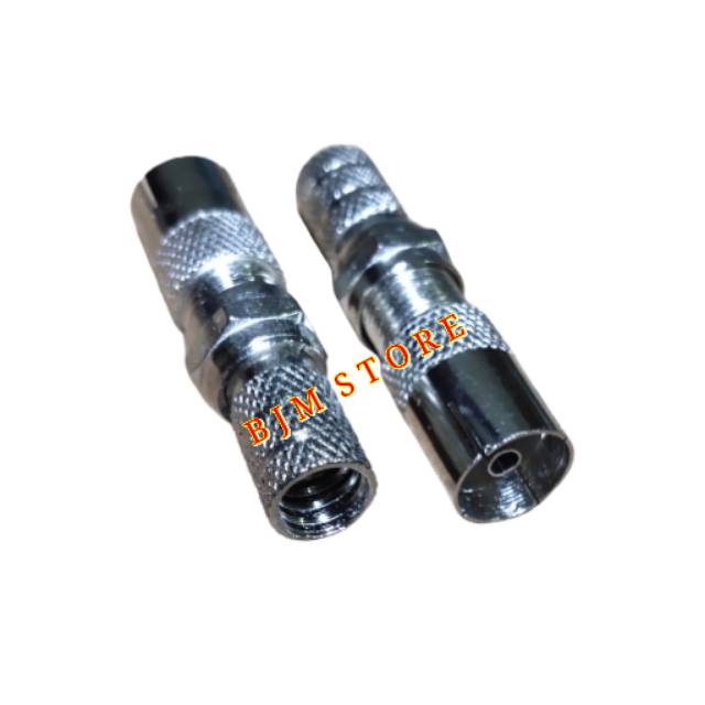 JACK ANTENA TV FEMALE - CEWEK - JACK TV DRAT CEWEK + F DRAT CONNECTOR - DRAT CEWEK SET