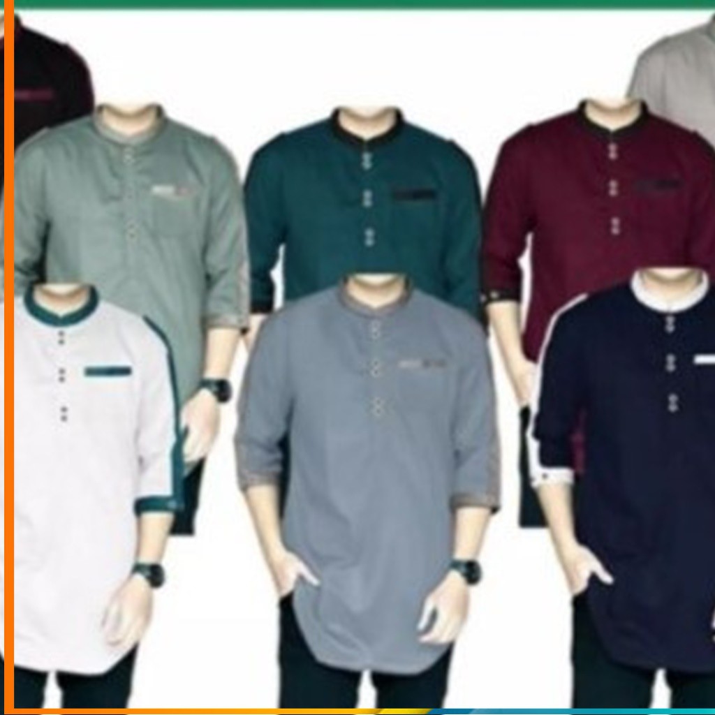 Baju Koko Dewasa Setengah Lengan KOKO ZAKA PREMIUM Koko Terbaru Koko Lebaran Koko Terbaru Koko 2021