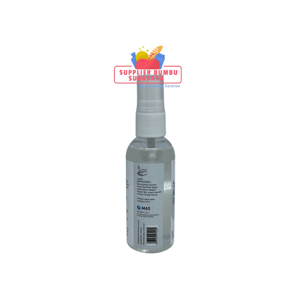 Gemfre Hand Sanitizer Spray Food Grade 60ml