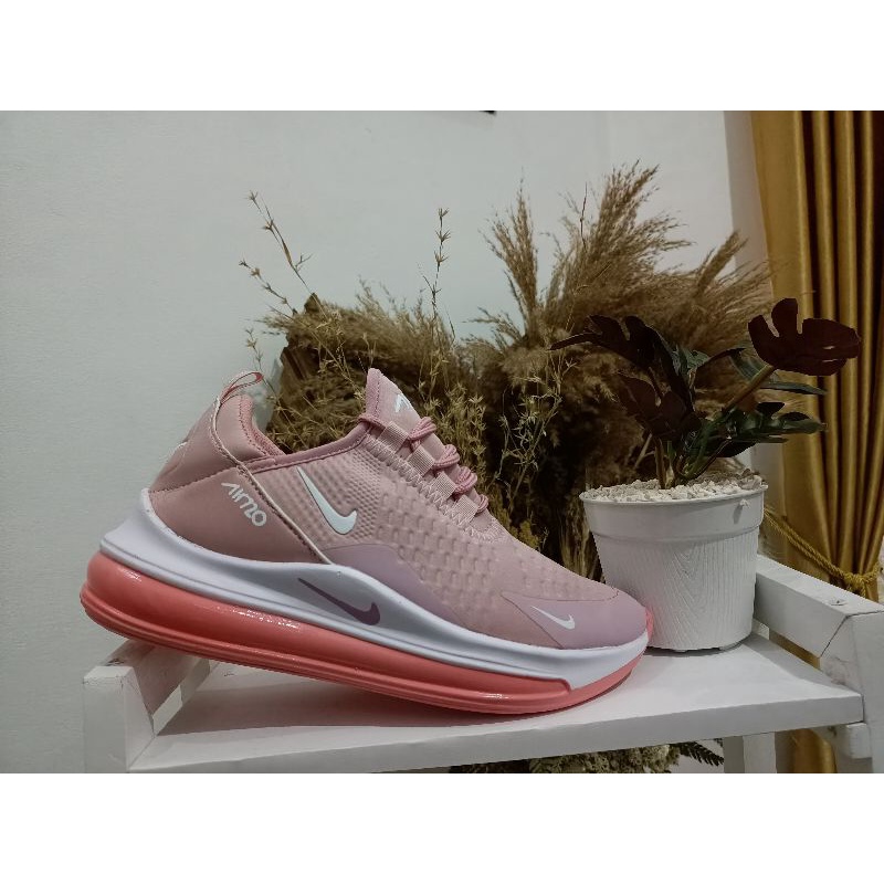 sepatu olahraga wanita sepatu senam sepatu aerobic sepatu 720 peach