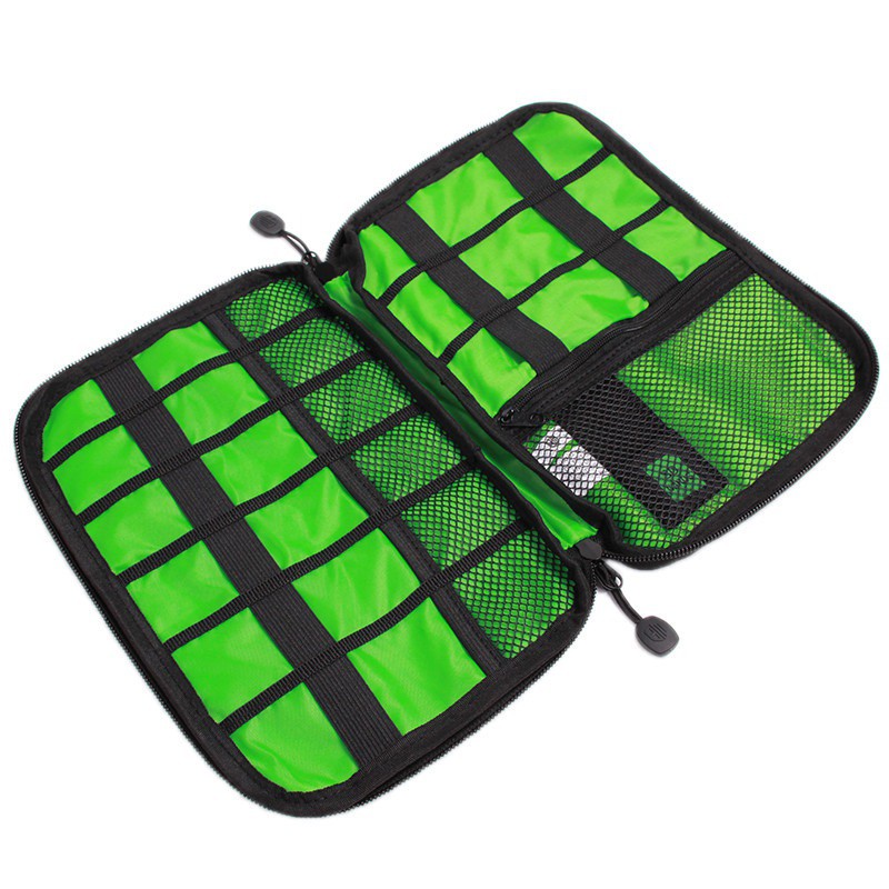 BUBM Gadget Organizer OMOR0LKG Bag Portable Case - DIS-L  - Black/Green