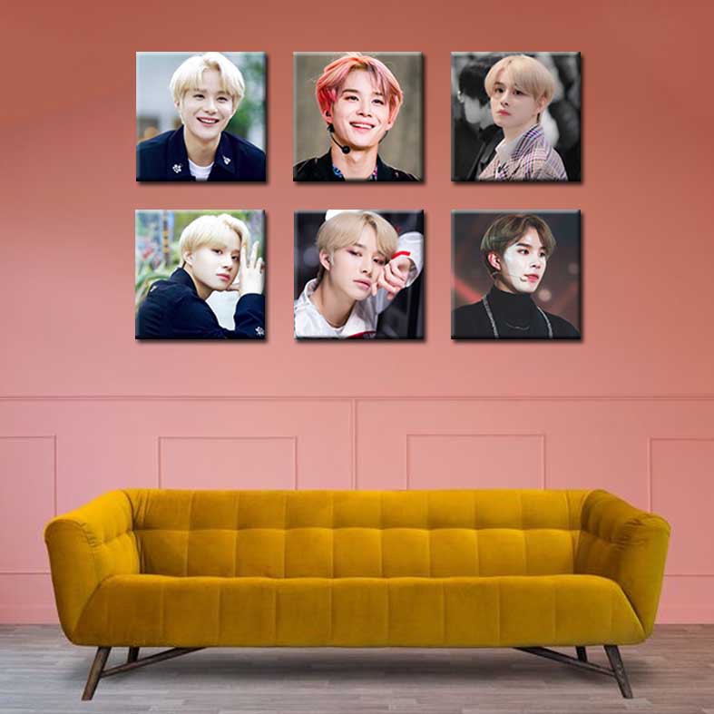 [DECOR] JUNGWOO-NCT poster tempelan Pajangan hiasan dinding kayu