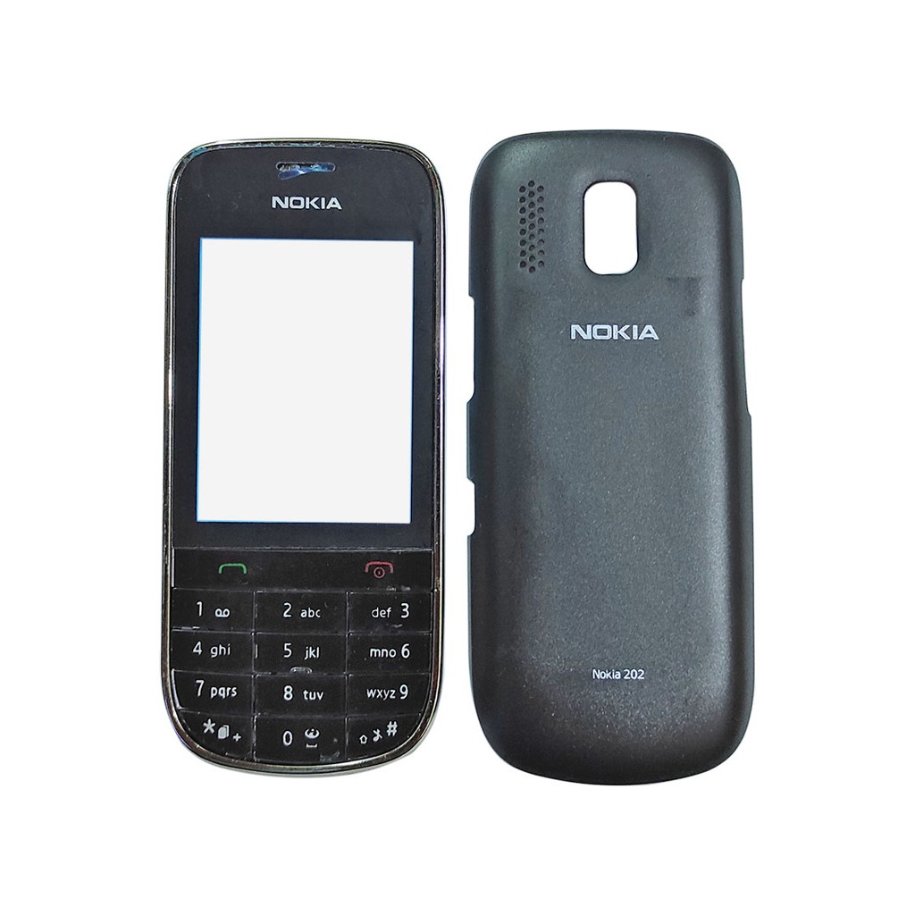 CASING NOKIA 202 / NOKIA 203 KESING + BACK COVER / WARNA RANDOM