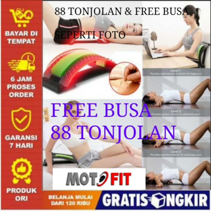 BAROKAH GAMIS FREE BUSA Ortopedi TERAPI PINGGANG TULANG PUNGGUNG BELAKANG BACKCARE