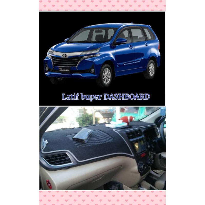 (VARIASI) COVER DASHBOARD  MOBIL ALL New Avanza /Veloz Xenia Free Anti slip+Double tape