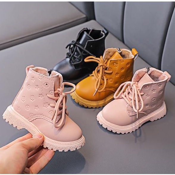 PROMO 12.12 PUNCAK Okaybaby B125 Sepatu Boot Marting Anak Laki-laki/Perempuan IMPORT (FREE BOX) Termurah Fahion Sepatu Sendal Import Terbaru Kekinian