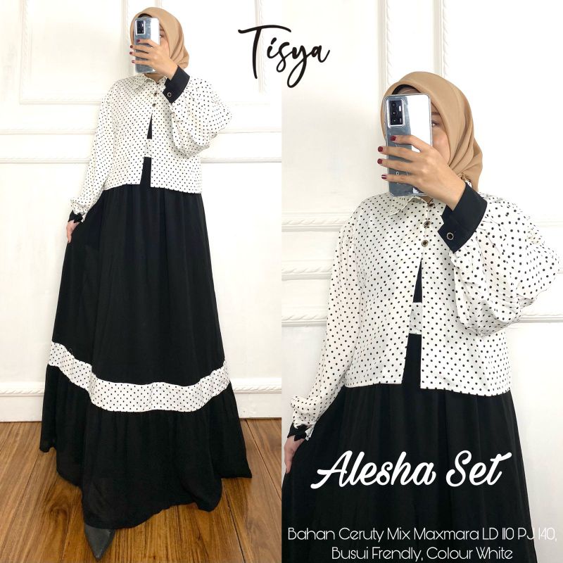 PAKAIAN SETELAN WANITA ALESHA SET BY TISYA