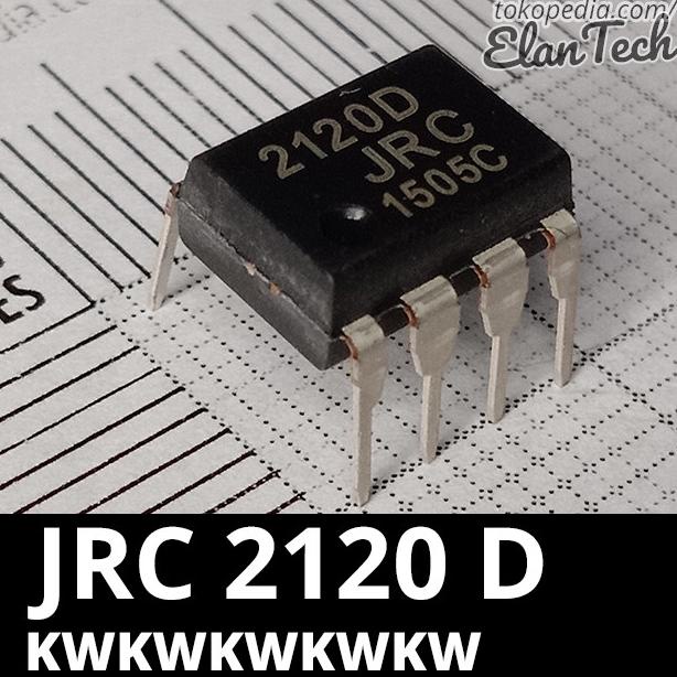 JRC2120D JRC 2120 D 2120D Dual OpAmp JCM900 subs M5201 M5201A elant33 Segera Dapatkan