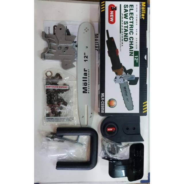 Chainsaw Mini Stand Gerinda 12 inch Gergaji Potong Kayu