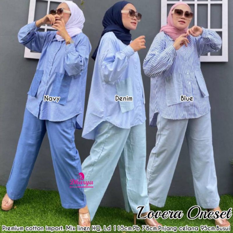 setelan wanita kekinian//setelan oversize//jumbo size xxxl//Lovera oneset by Dharya
